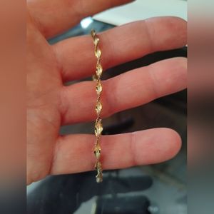 Gold/Silvertone braided/twisted chain bracelet🍒 Bundle and Save 🍒